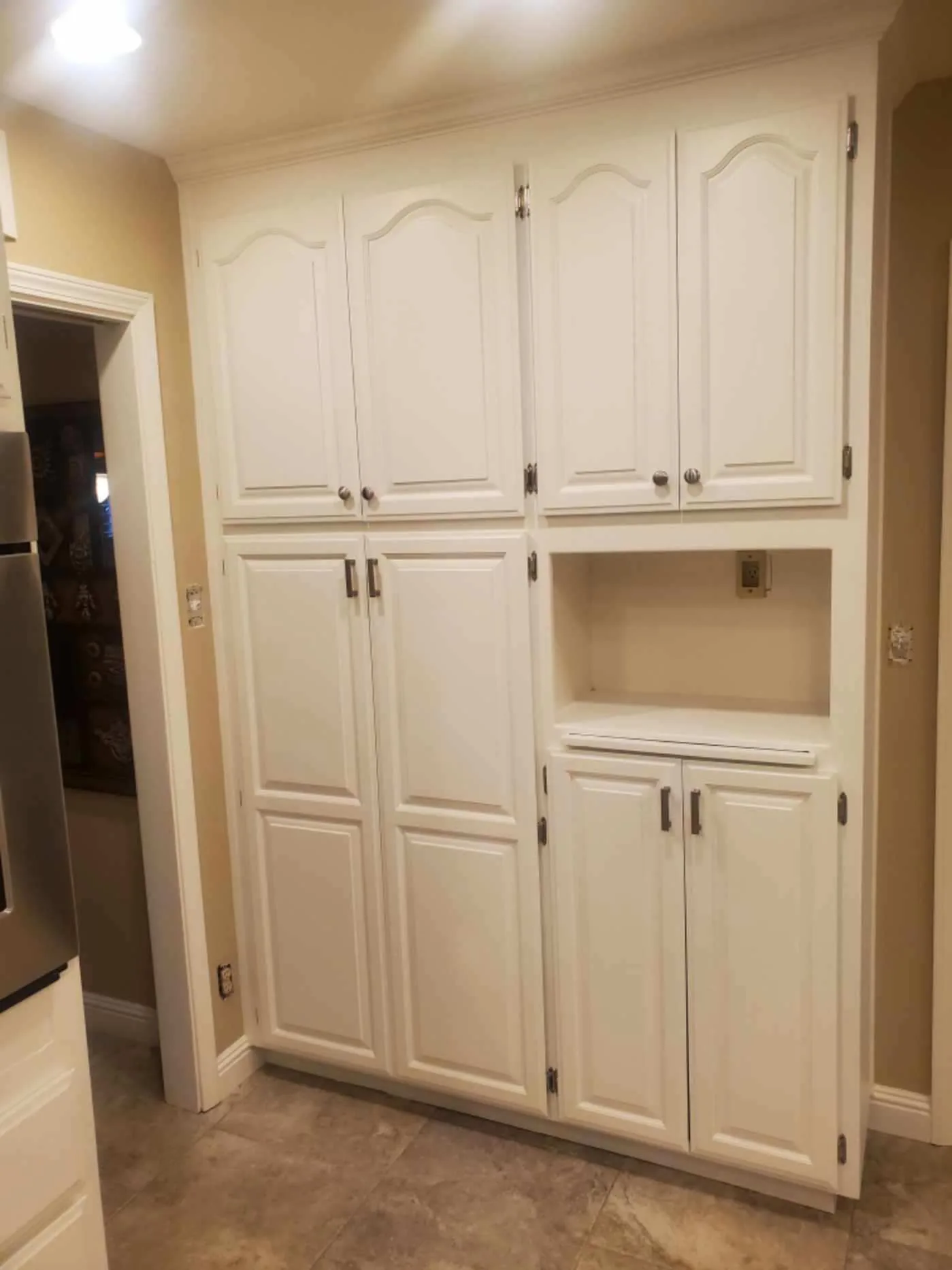 Kitchen Pantry Cabinetry painted by Wall 2 Wall Painting