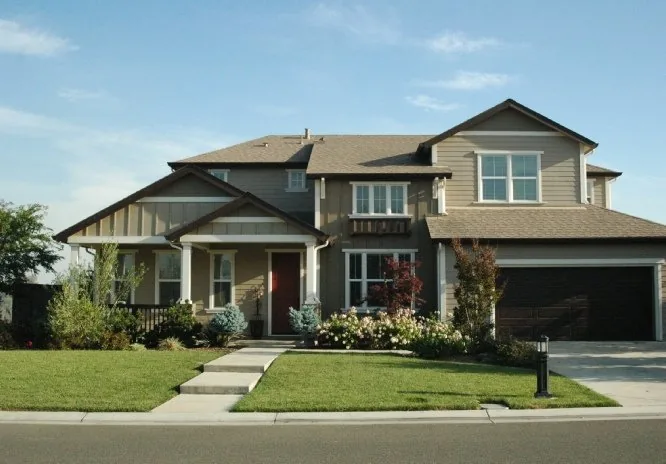 Two-Story Home Exterior painted by Wall 2 Wall Painting